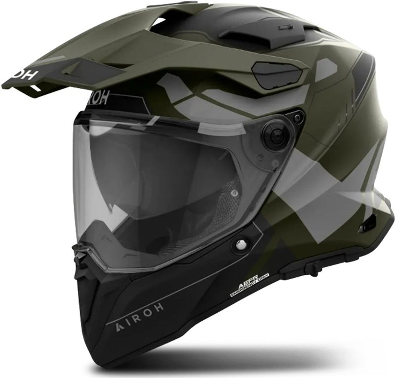 AIROH - Commander II Reveal - Integraalhelm - Zwart - Lichtgewicht