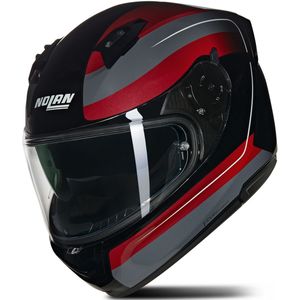 Nolan - N60-6 Ermetico - Integraalhelm - Zwart/Rood/Grijs