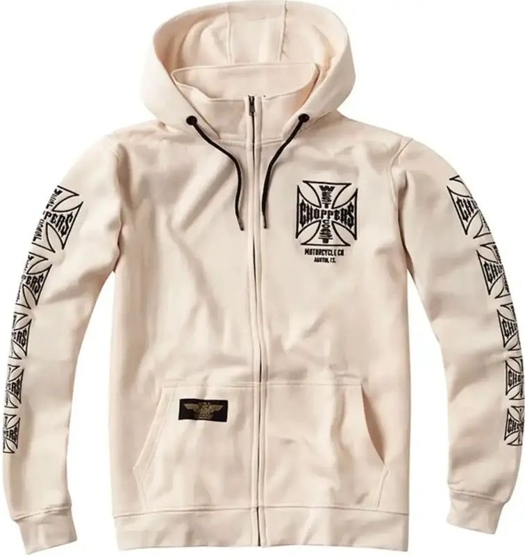 Hoodie met Rits West Coast Choppers Dominator
