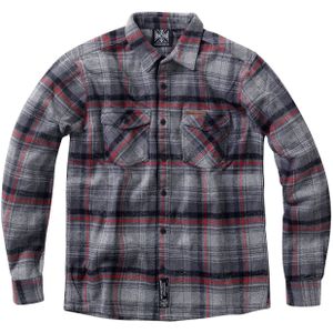 Houthakkershemd West Coast Choppers Rigid Flanel Grijs