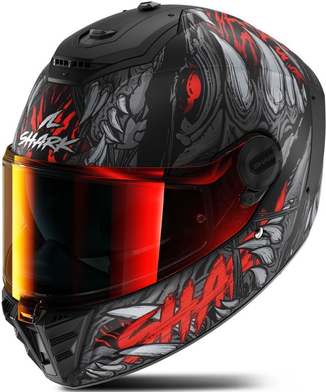 SHARK - Spartan RS Shaytan - Integraalhelm - Zwart - Glasvezelcomposiet