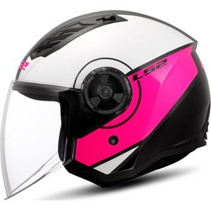 Jethelm LS2 OF616 Airflow II Wit-Roze