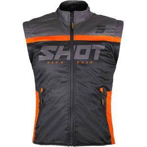 Endurojas Bodywarmer Shot Lite 2.0 Zwart-Oranje