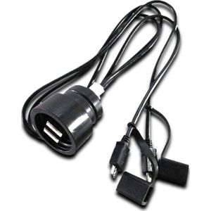 Booster - Power Socket Plug Set - 12V - USB - Stopcontacten