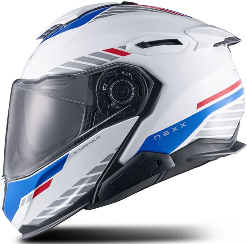 X.LIFETOUR - Modulaire Helm - Geluidsarm - Zwart - Kunststof