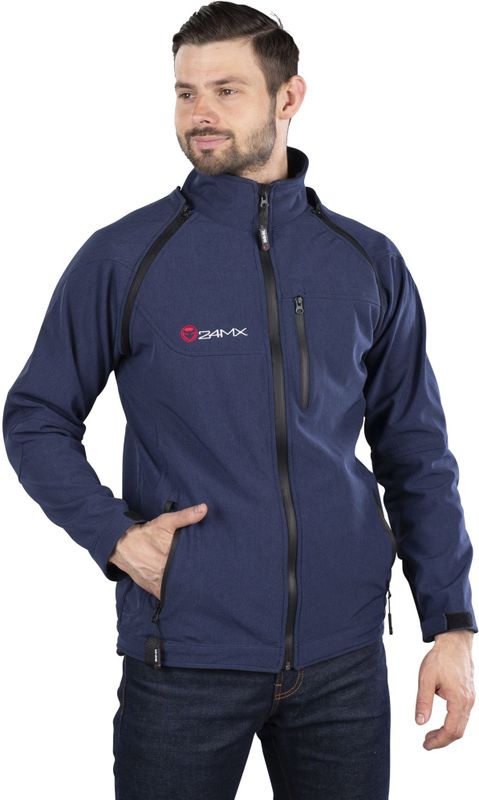 24MX - Team - Softshell Jas - Met Afneembare Mouwen - Winddicht en Waterafstotend