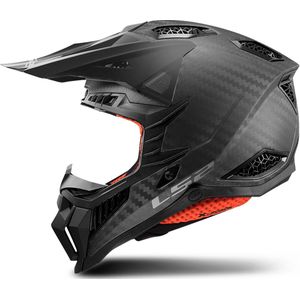 LS2 - MX703 Carbon X-Force Pro FIM - Offroadhelm - Mat Carbon