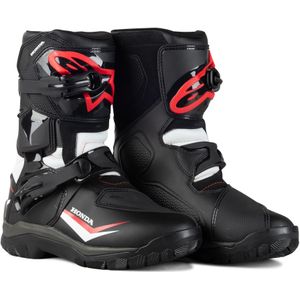 Motorlaarzen Alpinestars Honda Belize Drystar® Zwart-Wit-Rood