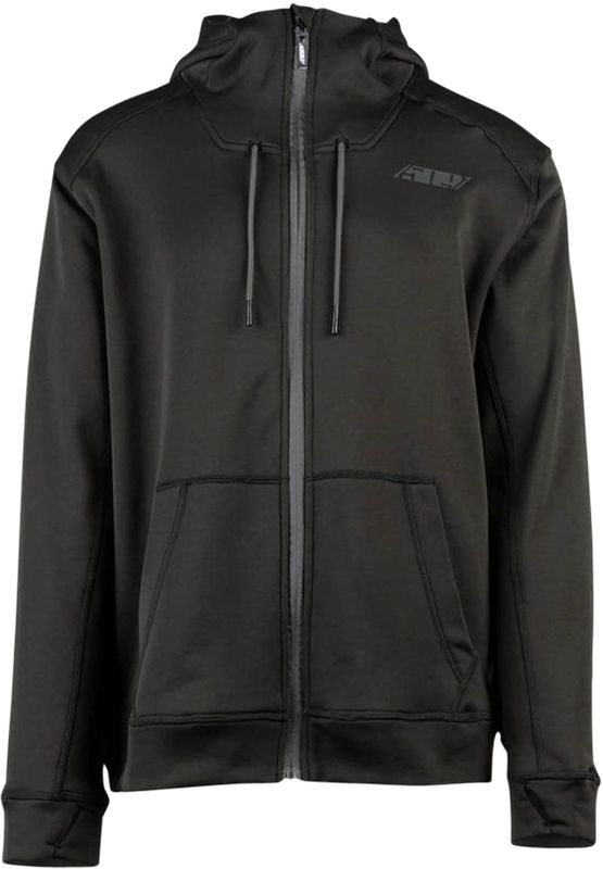 509 - Tech Zip Hoodie - Grijs - Poly/Katoenmix - Waterafstotend