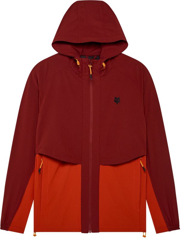 Fox Racing - Lfs Survivalist - Windjack - Zwart - 4-way Stretch, Vaste Capuchon, Ritszakken