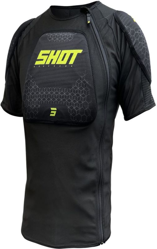 T-shirt - Zwart - Zacht Geventileerd Gaas - Bescherming EN1621 Niveau 1