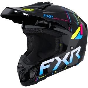 FXR - Clutch - Crosshelm - Jeugd - Lichtgewicht Polymeerlegering - 15-poort Ventilatiesysteem