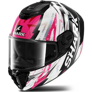 SHARK - Spartan RS Hibolt - Integraalhelm - Zwart / Violet / Chroom