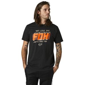 T-shirt FOX Overlay SS Premium Zwart