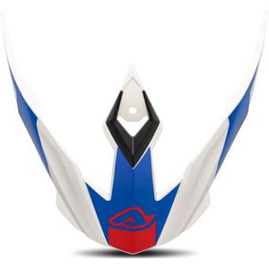 Helmklep Acerbis Flip Wit-Blauw-Rood