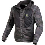Macna - Breeze - Motorhoodie - Zwart - Mesh - Jersey - Polyester