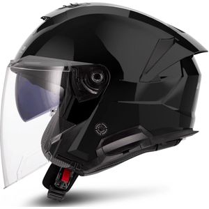 LS2 - OF618 Verso II - Jethelm - Glossy Zwart - Polycarbonaat