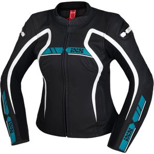 Motorjas Dames iXS Sport RS-600 1.0 Zwart-Turqoise