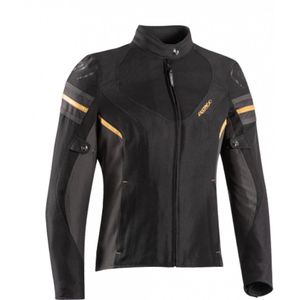 Ixon - Ilana Evo - Dames Motorfiets Textiel Jas - Zwart - Waterdicht