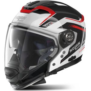 Adventure Helm Nolan N70-2 GT Switchback N-COM Metaal Wit 60