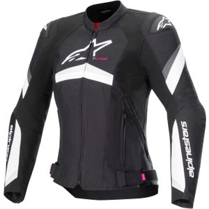 Motorjas Dames Alpinestars Stella T-GP Plus R V4 Zwart-Wit