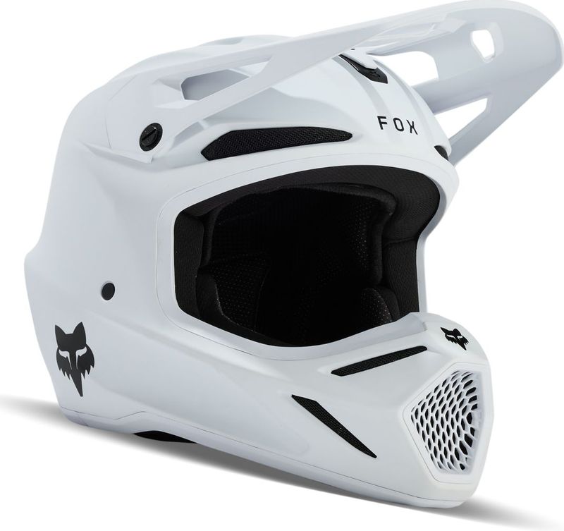 FOX - V3 - Crosshelm - Jeugd - Met MIPS - Composiet Fiberglas - Zwart