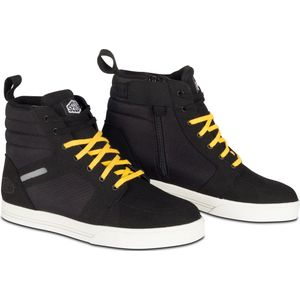 Segura - Basket Santana - Motorschoenen - Zwart/Geel - Leer/Synthetisch