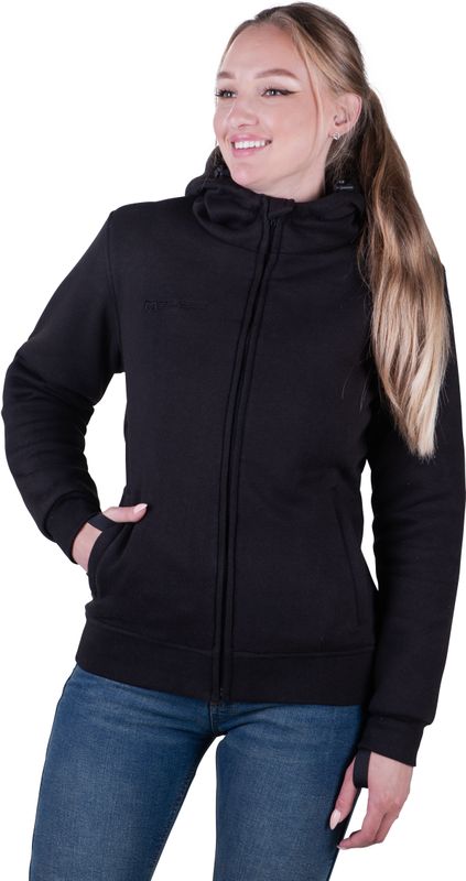 Motorhoodie Dames Course Aramide Zwart