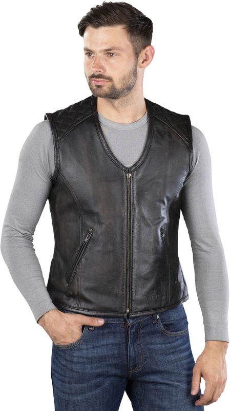 Vest Richa Colt Vintage Leer Bruin