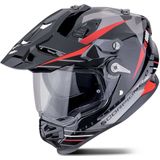 Scorpion - ADF-9000 - Integraalhelm - Zwart - Inclusief Actiecamera-Montageplaat