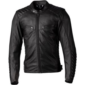 Roadster 3 CE - Leren Motorjack - Zwart - Aniline Leer - CE-gecertificeerd