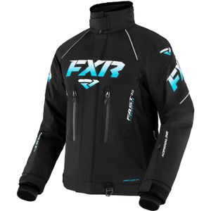 FXR - Adrenaline - Sneeuwjas - Zwart-Vervaagd Fuchsia - Nylon/Spandex