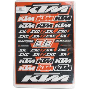 Stickervel Blackbird kit KTM