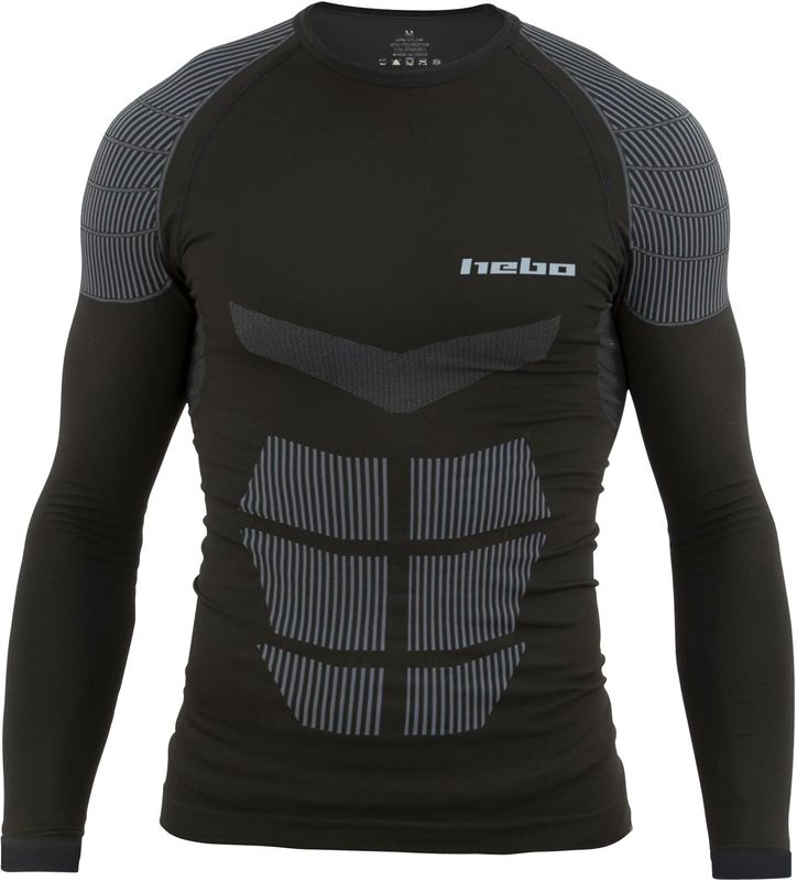 Hemo - Inner - Basislaag Trui - Zwart - Synthetisch Materiaal