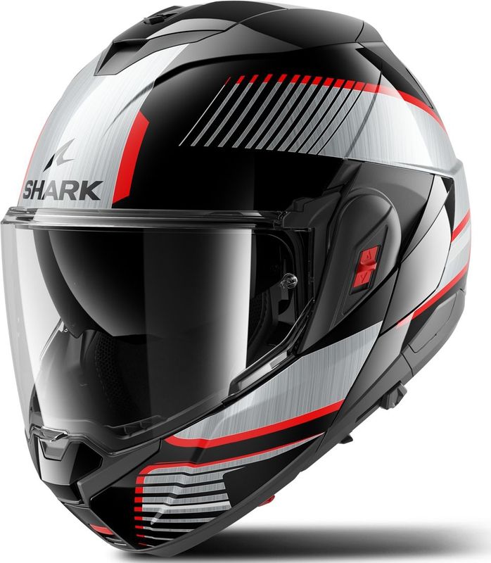 SHARK - Oxo Sikter - Modulaire Helm - Zwart - Kunststof