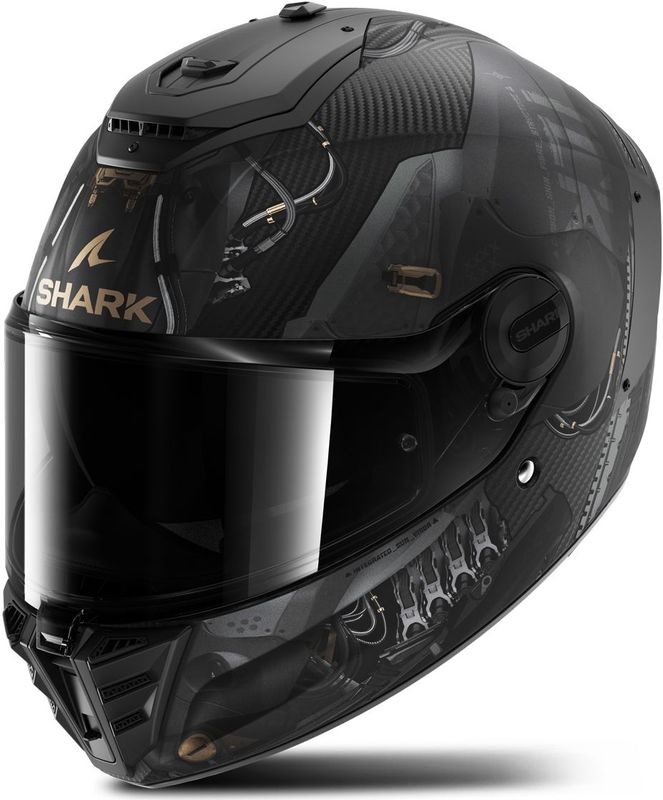Shark - Spartan RS - Integraalhelm - Carbon - E 22-06 Norm, VZ 300 Scherm, Pinlock 120 Max Vision