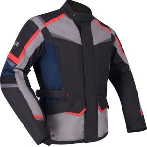 Richa Tundra - Motorjas - Zwart - Slijtvast Textiel - D3O® Bescherming