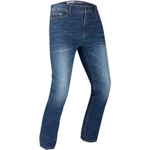 Motorbroek Bering Trust Straight Blauw ��‘Washed’