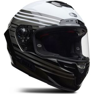 Integraalhelm Bell Race Star DLX Flex Dash Glanzend Wit-Zwart