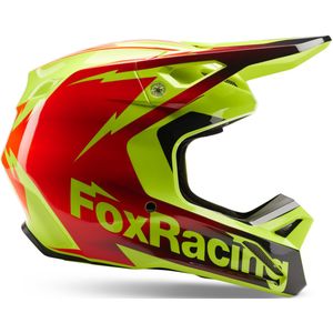 Crosshelm FOX V1 STATK Rood-Geel