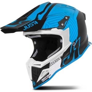 Just1 - J12 Full - Crosshelm - ECE-gecertificeerd - Koolstofvezel