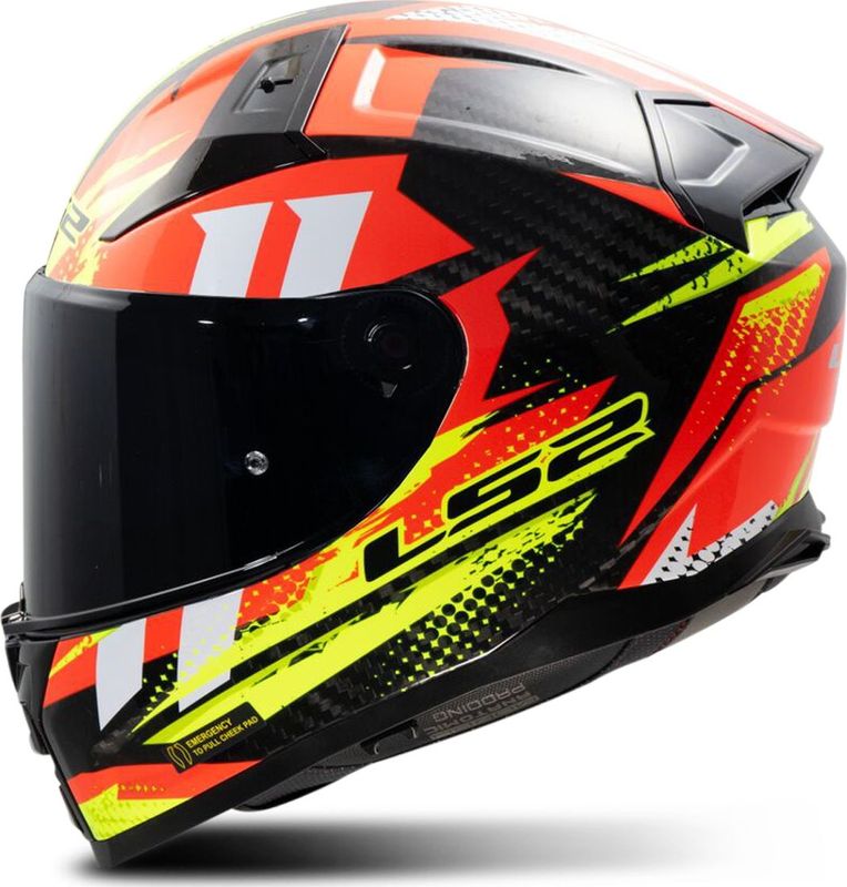 Ls2 - Ff811 Vector Ii - Integraalhelm - Carbon - Lichtgewicht - Ventilatie