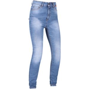 Motorjeans Dames Richa Second Skin Short Wasblauw