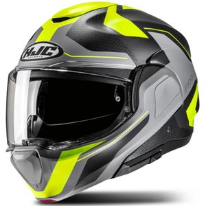 Modulaire Helm HJC F100 Bios Zwart-Geel