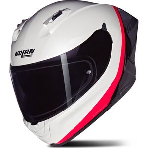 Nolan - N60-6 Sport - Integraalhelm - Parelwit / Zwart / Oranje - Polycarbonaat