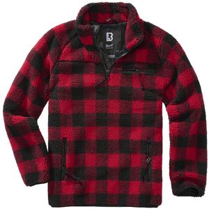 Teddyfleece Troyer Brandit Rood-Zwart