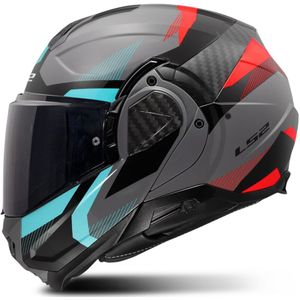 LS2 - FF910 Advant II - Modulaire Helm - Zwart - ECE 22.06