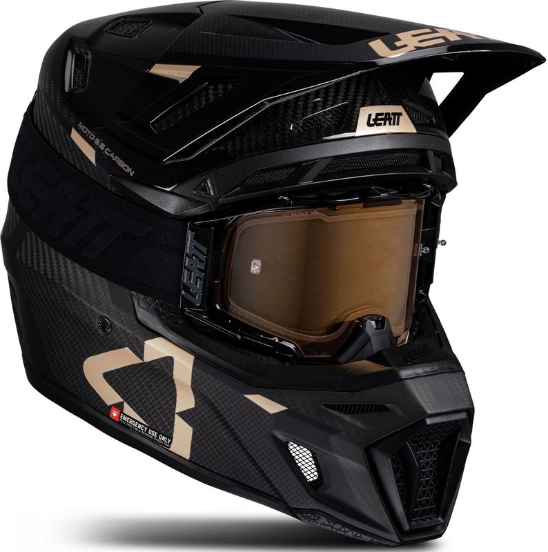 Leatt - Moto 9.5 - Crosshelm - Koolstofvezel - Inclusief Velocity 6.5 Bril