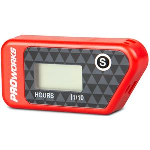 Proworks - Uurmeter En Tachometer - Compact - Waterdicht - Geschikt Voor Eéncilinder Motoren