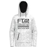 Hoodie FTA Stylz Tech P-O - Wit - Lichtgewicht - Duurzaam